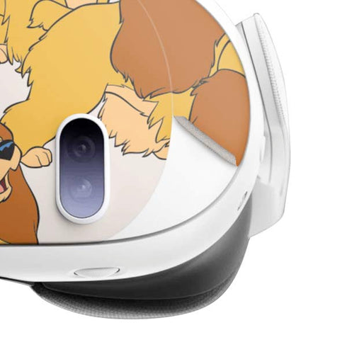 Disney Lady & The Tramp Lady Pattern Meta Quest 3 Skin
