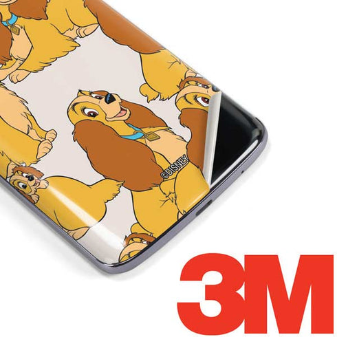 Disney Lady & The Tramp Lady Pattern Moto E5 Plus Skin