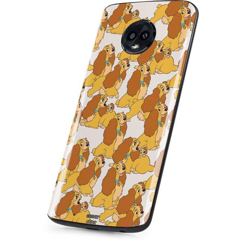 Disney Lady & The Tramp Lady Pattern Moto G6 Skin