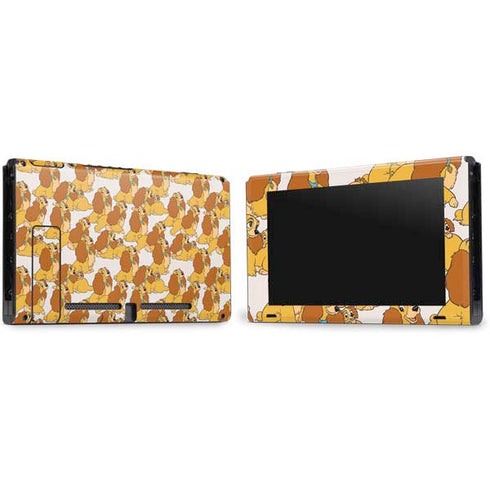Disney Lady & The Tramp Lady Pattern Nintendo Switch Bundle Skin