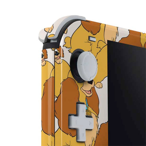 Disney Lady & The Tramp Lady Pattern Nintendo Switch Lite Skin