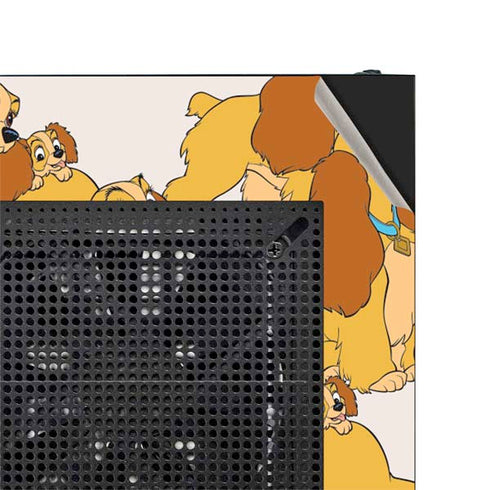 Disney Lady & The Tramp Lady Pattern NZXT H510 Compact ATX Mid-Tower Case Skin