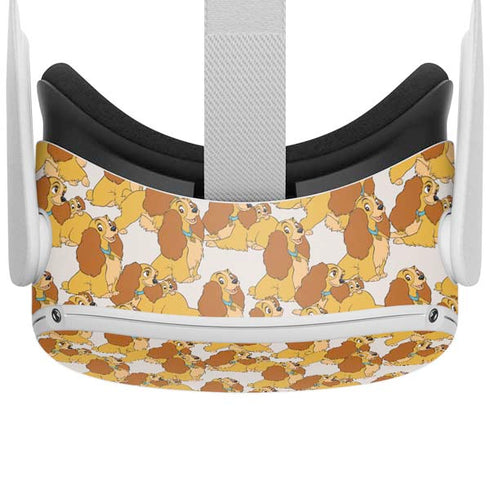 Disney Lady & The Tramp Lady Pattern Oculus Quest 2 Skin
