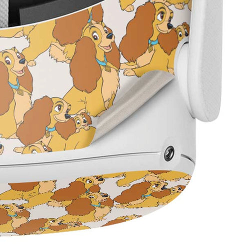 Disney Lady & The Tramp Lady Pattern Oculus Quest 2 Skin