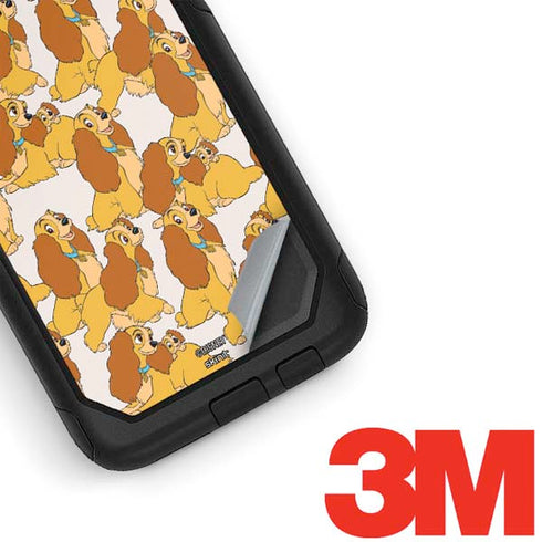 Disney Lady & The Tramp Lady Pattern Otterbox Commuter Galaxy Skin