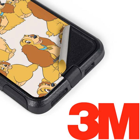 Disney Lady & The Tramp Lady Pattern Otterbox Commuter iPhone Skin