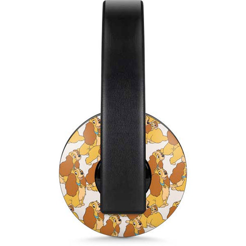 Disney Lady & The Tramp Lady Pattern PlayStation 4 Gold Wireless Headset Skin