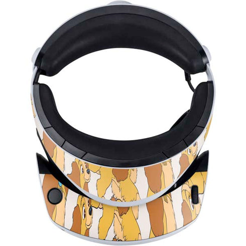 Disney Lady & The Tramp Lady Pattern PlayStation VR2 Skin