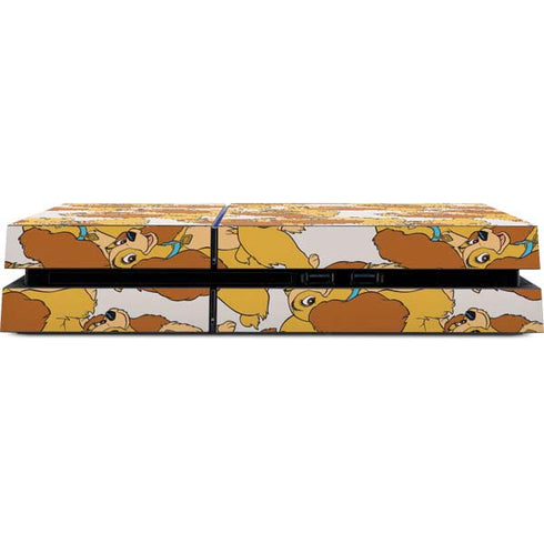 Disney Lady & The Tramp Lady Pattern PS4 Console Skin