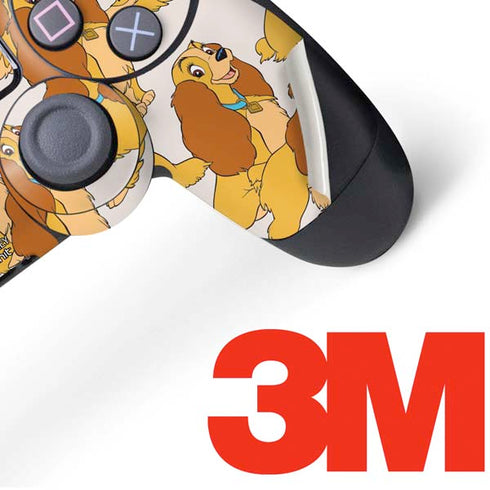 Disney Lady & The Tramp Lady Pattern PS4 Controller Skin