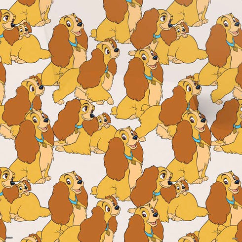 Disney Lady & The Tramp Lady Pattern PS4 Pro Console Skin