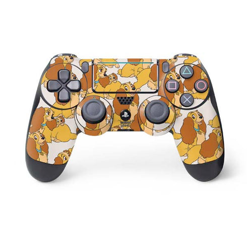 Disney Lady & The Tramp Lady Pattern PS4 Pro/Slim Controller Skin