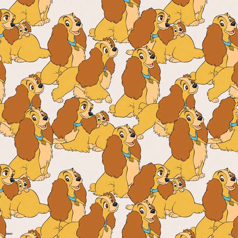 Disney Lady & The Tramp Lady Pattern PS4 Slim Skin