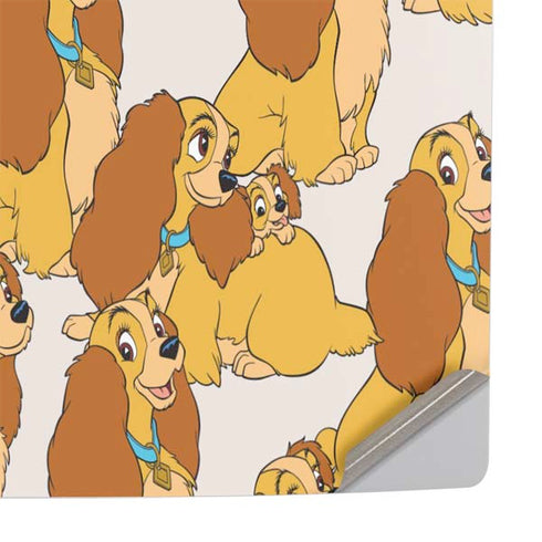 Disney Lady & The Tramp Lady Pattern PS5 Console Skin