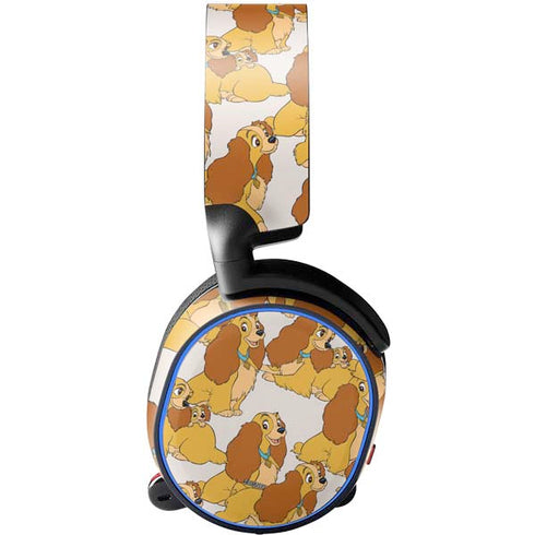 Disney Lady & The Tramp Lady Pattern SteelSeries Arctis 3 Skin
