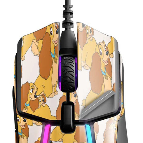 Disney Lady & The Tramp Lady Pattern SteelSeries Rival 600 Gaming Mouse Skin