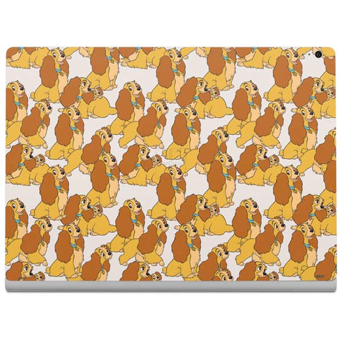 Disney Lady & The Tramp Lady Pattern Surface Book 2 13.5in Skin