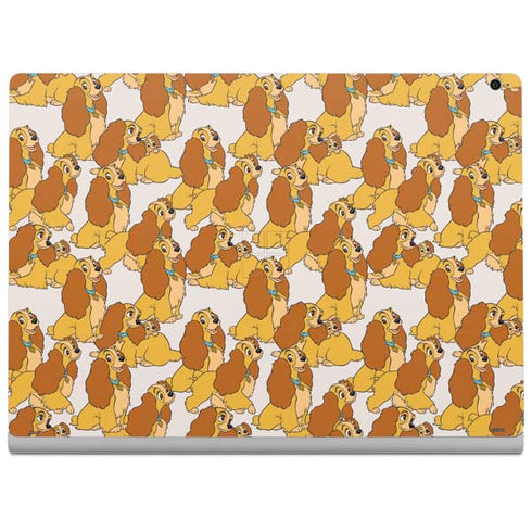 Disney Lady & The Tramp Lady Pattern Surface Book 2 15in Skin