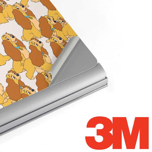 Disney Lady & The Tramp Lady Pattern Surface Book 2 15in Skin
