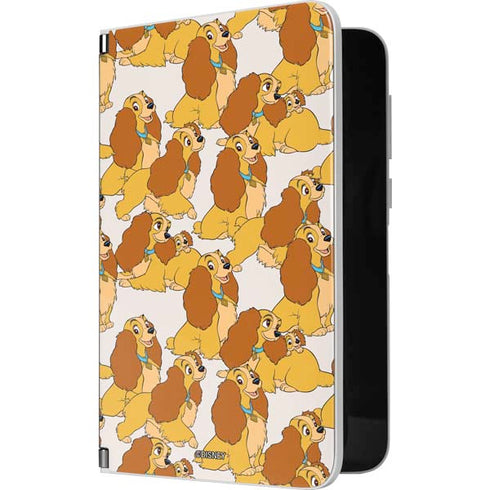 Disney Lady & The Tramp Lady Pattern Surface Duo Skin