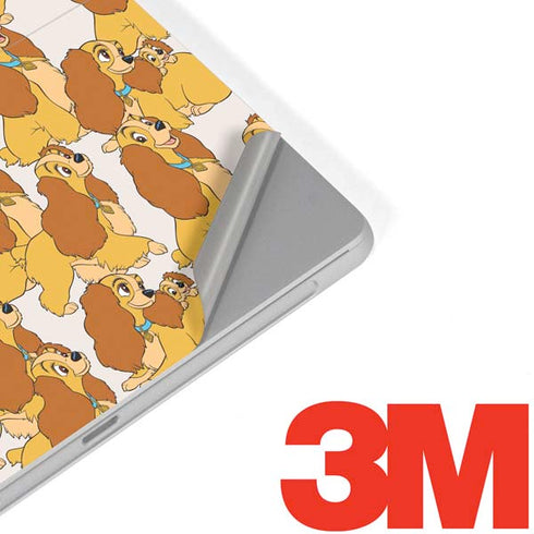 Disney Lady & The Tramp Lady Pattern Surface Go Skin