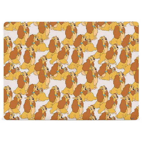 Disney Lady & The Tramp Lady Pattern Surface Laptop 2 Skin