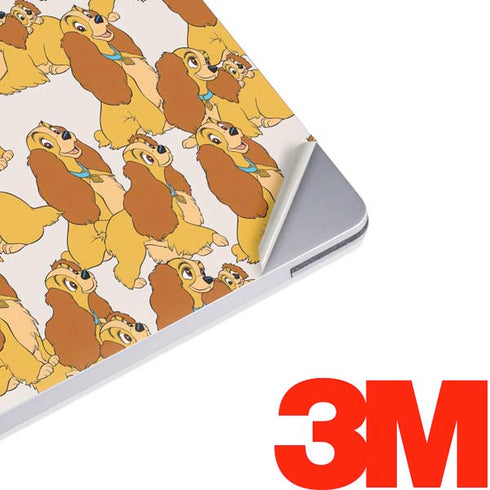 Disney Lady & The Tramp Lady Pattern Surface Laptop 2 Skin