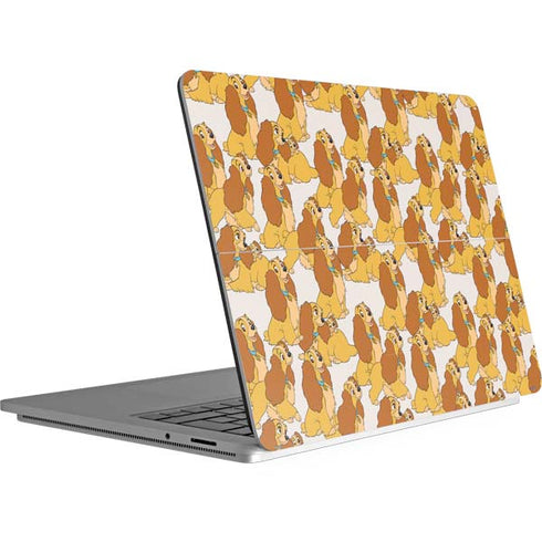 Disney Lady & The Tramp Lady Pattern Surface Laptop Studio Skin