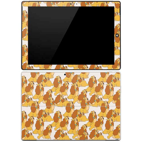 Disney Lady & The Tramp Lady Pattern Surface Pro 3 Skin