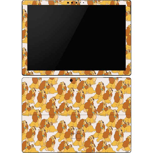 Disney Lady & The Tramp Lady Pattern Surface Pro 6 Skin