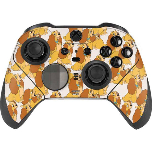 Disney Lady & The Tramp Lady Pattern Xbox Elite Wireless Controller Series 2 Skin