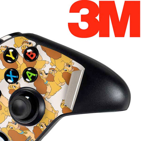 Disney Lady & The Tramp Lady Pattern Xbox One Controller Skin