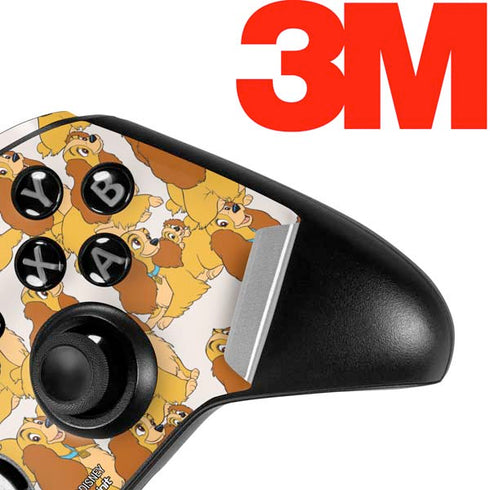 Disney Lady & The Tramp Lady Pattern Xbox One Elite Controller Skin