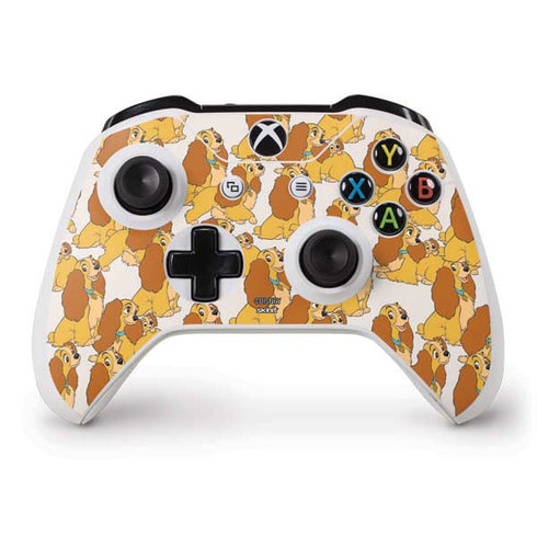 Disney Lady & The Tramp Lady Pattern Xbox One S Controller Skin