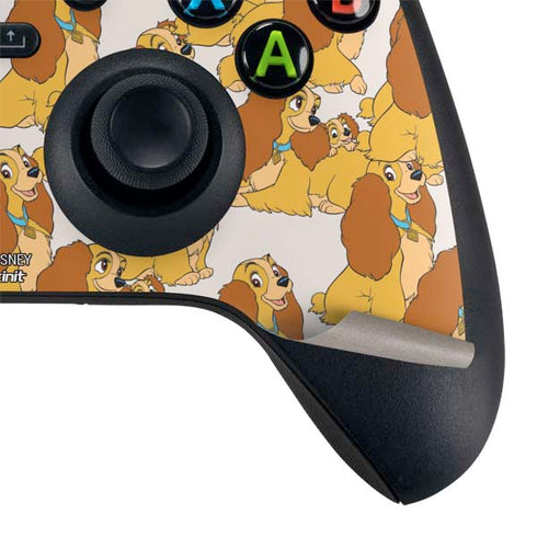 Disney Lady & The Tramp Lady Pattern Xbox Series X Controller Skin