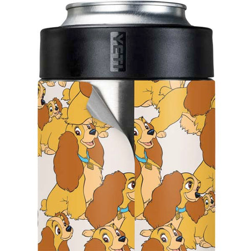 Disney Lady & The Tramp Lady Pattern Yeti Colster Can Insulator Skin