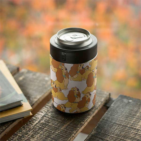 Disney Lady & The Tramp Lady Pattern Yeti Colster Can Insulator Skin