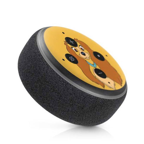 Disney Lady & The Tramp Lady Portrait Amazon Echo Dot Skin