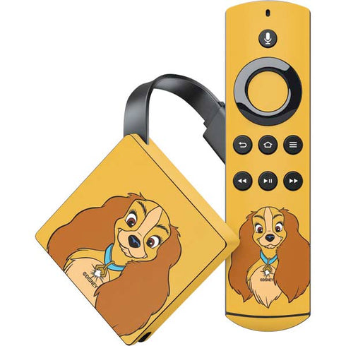 Disney Lady & The Tramp Lady Portrait Amazon Fire TV Skin