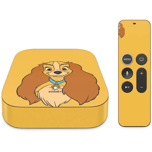 Disney Lady & The Tramp Lady Portrait Apple TV Skin