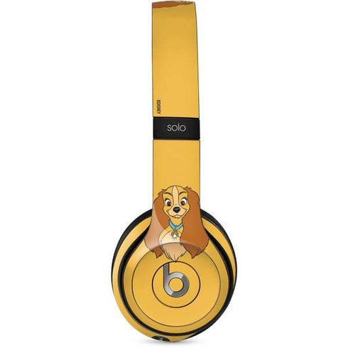 Disney Lady & The Tramp Lady Portrait Beats Solo 2 Wired Skin