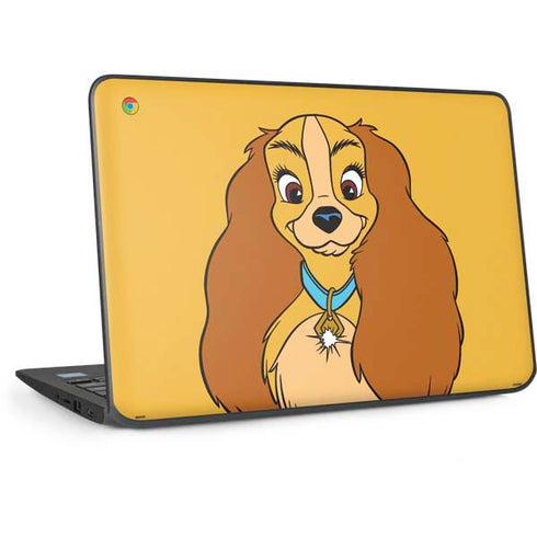 Disney Lady & The Tramp Lady Portrait HP Chromebook Skin