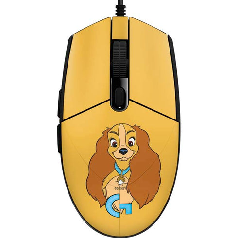Disney Lady & The Tramp Lady Portrait G203 Prodigy RGB Wired Gaming Mouse Skin