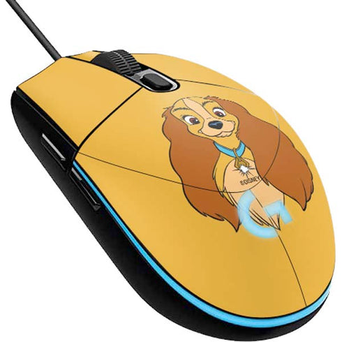 Disney Lady & The Tramp Lady Portrait G203 Prodigy RGB Wired Gaming Mouse Skin