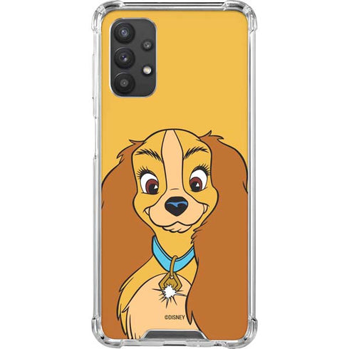 Disney Lady & The Tramp Lady Portrait Galaxy A32 5G Clear Case
