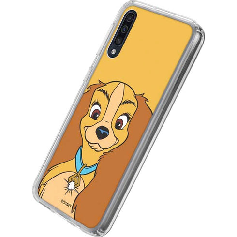 Disney Lady & The Tramp Lady Portrait Galaxy A50 Clear Case