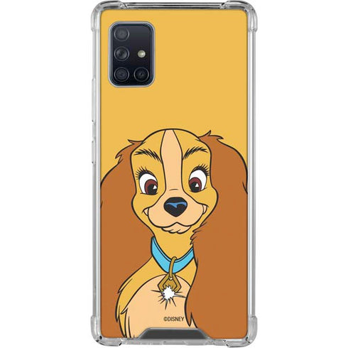 Disney Lady & The Tramp Lady Portrait Galaxy A51 5G Clear Case