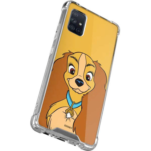 Disney Lady & The Tramp Lady Portrait Galaxy A71 5G Clear Case