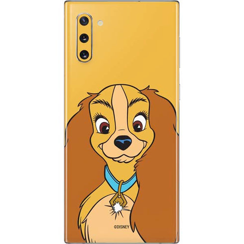 Disney Lady & The Tramp Lady Portrait Galaxy Note 10 Skin