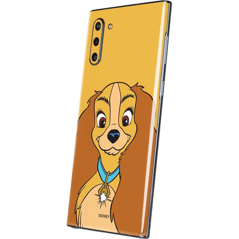Disney Lady & The Tramp Lady Portrait Galaxy Note 10 Skin